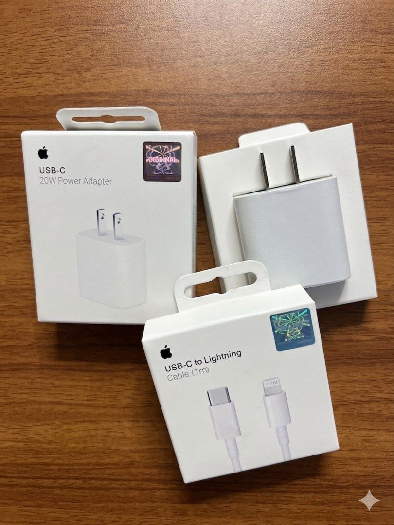 20W iPhone Charger Lightning Adapter and Cord (Category: Chargers & Cables) located in Manila. Submitted by as_onlineshop11 (Listing ID 1432730137, Image 1). Description: .