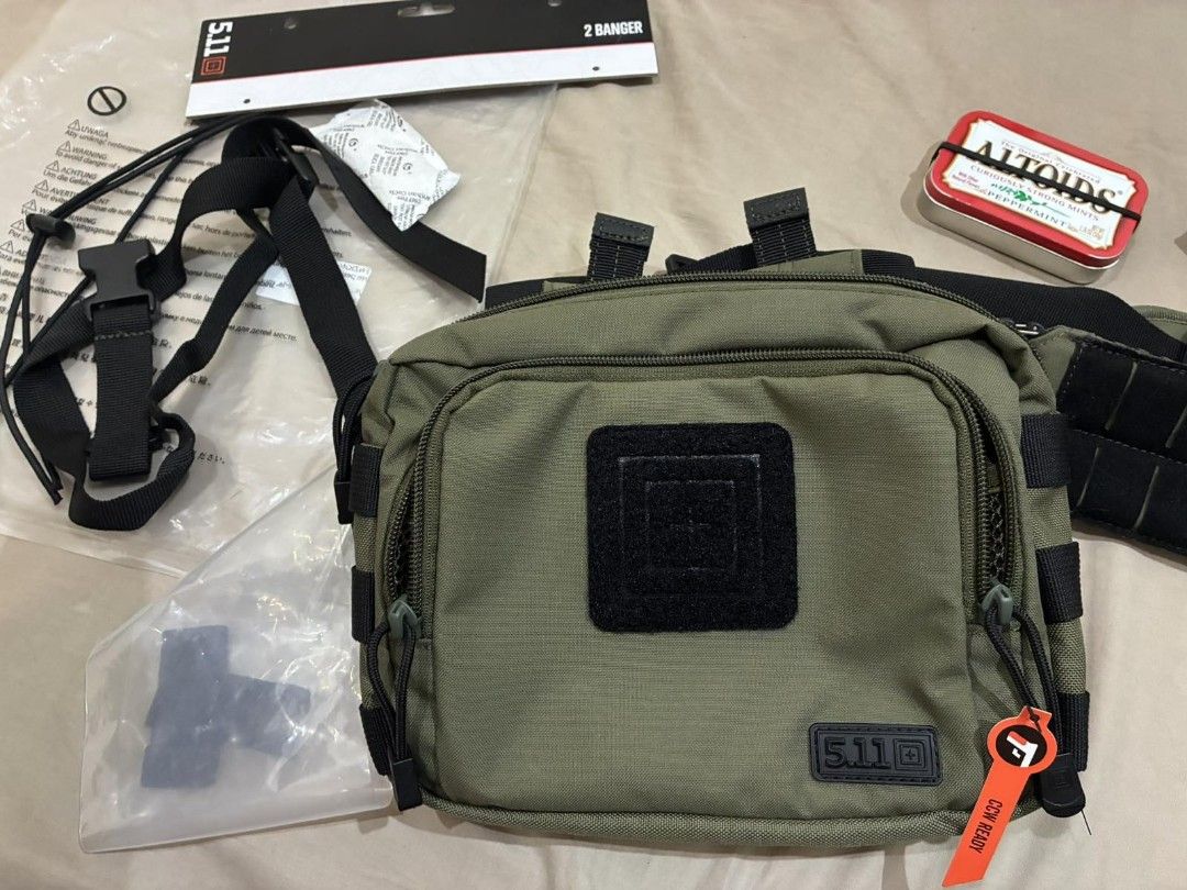 5.11 Tactical 2 Banger Bag OD Trail (Category: Sling Bags) located in Binangonan. Submitted by Kris000 (Listing ID 1432658257, Image 3). Description: RUSH!!! Letting go of this bad boy in pristine condition. It was recently bought as backup gear and only removed from the packaging for thorough checking. It's all yours for a steal at Php4,800! (shipping fee excluded). Shoot me a message if you’re interested. See images for reference. I appreciate 