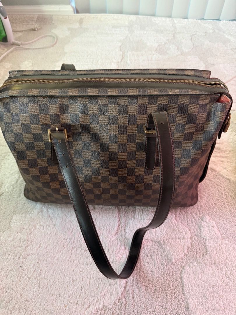 ALL in : Authentic LV Fendi YSL (Category: Luxury Bags & Wallets) located in La Trinidad. Submitted by Bel08 (Listing ID 1432620313, Image 2). Description: Fendi 2jours TOTE in RED LV Saumur 30 LV Damier EBENE TOTE YSL Free: GIVENCHY ( authentic but leather is fading) All items bought from live sellers that are selling authentic items. Message for more detailed pics or video of items. Rfs: going abroad.