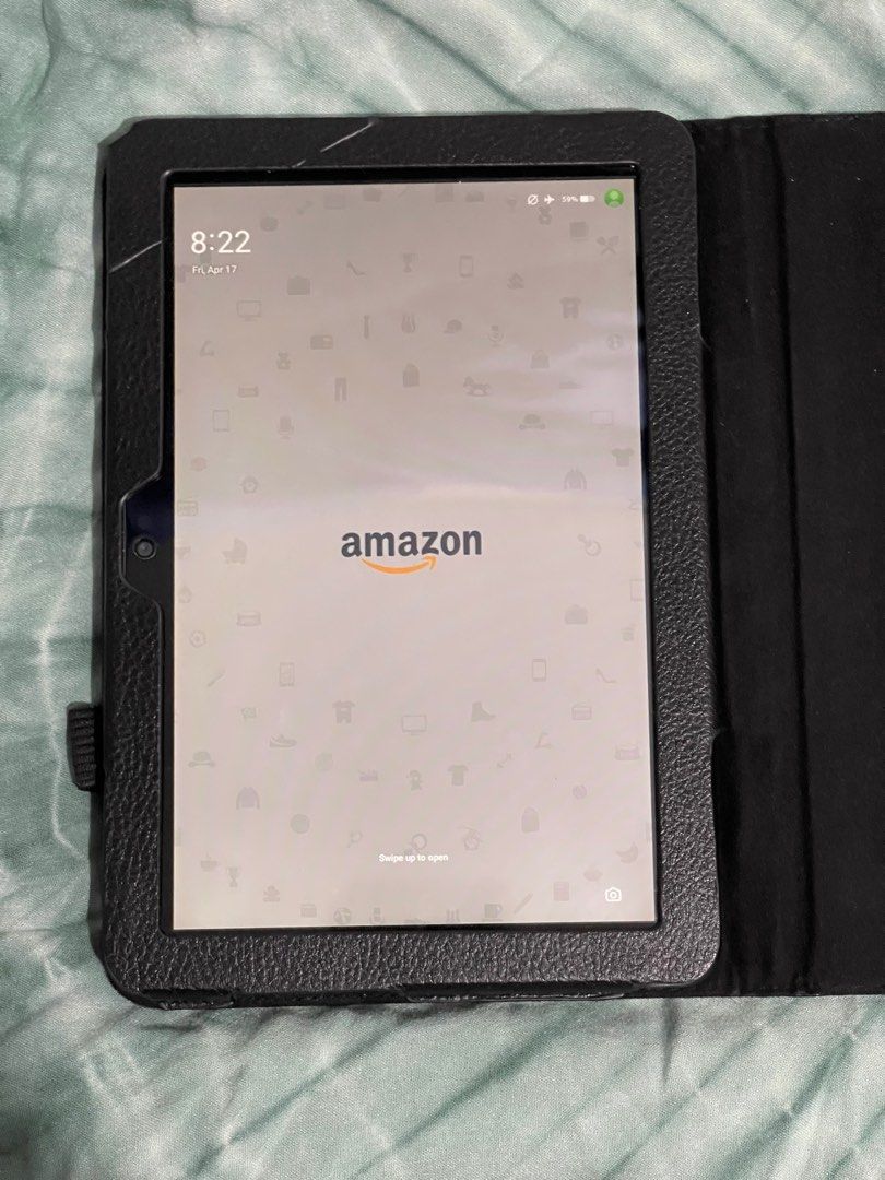Amazon Fire HD 8 Tablet 12th gen (Category: Others) located in Caloocan City. Submitted by solanomari48675 (Listing ID 1432725640, Image 3). Description: Amazon Fire HD 8 Tablet 12th gen Black 32gb (No box) Inclusions 1. Original charger from the box (not used kasi mas prefer ko ung fast charger) 2. Black case 1pc Php 2,900 No issue No dents GOOD AS NEW Bought last Feb 24,2026 RFS. Binili ko for reading books, kaso end of march bumili ako ng kind