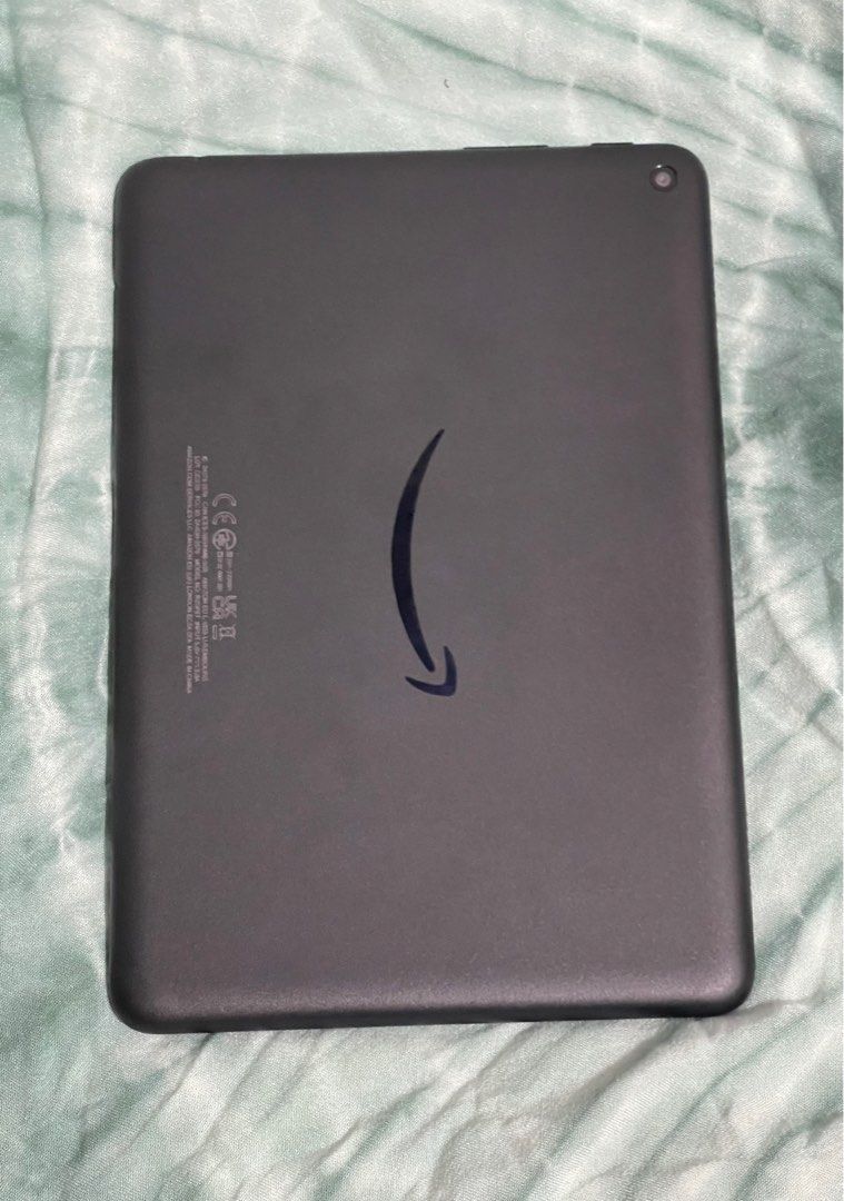 Amazon Fire HD 8 Tablet 12th gen (Category: Others) located in Caloocan City. Submitted by solanomari48675 (Listing ID 1432725640, Image 2). Description: Amazon Fire HD 8 Tablet 12th gen Black 32gb (No box) Inclusions 1. Original charger from the box (not used kasi mas prefer ko ung fast charger) 2. Black case 1pc Php 2,900 No issue No dents GOOD AS NEW Bought last Feb 24,2026 RFS. Binili ko for reading books, kaso end of march bumili ako ng kind