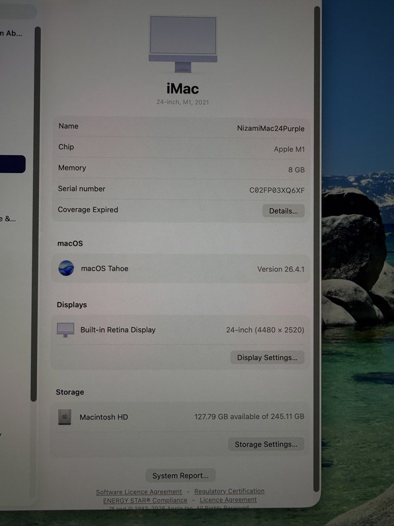 Apple iMac 24-inch M1 (2021) - Purple436887737829304322