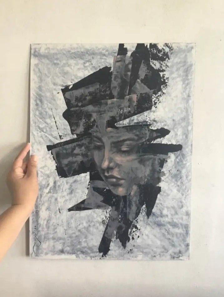 Artwork / Painting ( Unframed ) " Patience " (Category: Art & Prints) located in Santa Rosa. Submitted by teph.l (Listing ID 1432661994, Image 2). Description: “Patience” Unframed Painting Php 5,000 Medium: Acrylic latex on multipurpose board Size: approx 20 x 15 inches Ap Marfil 2026 MOP: GCASH Shipment: LBC Shipping fee shouldered by the buyer.