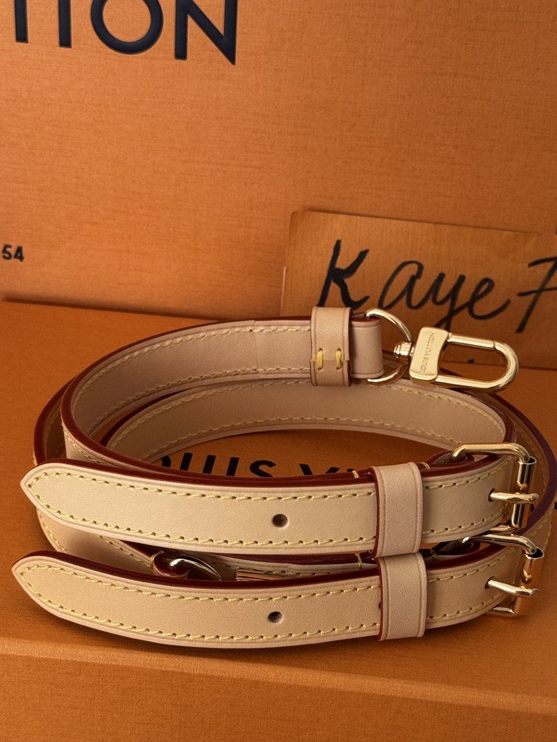 Authentic New Unused LV Strap (Category: Luxury Bags & Wallets) located in Manila. Submitted by fajardoeyak108 (Listing ID 1432602573, Image 2). Description: Hard to find Brandnew unused with dustbag Good for any monogram bags Pick up at Malate Manila.
