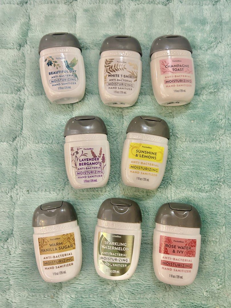 Bath & Body Works Pocketbac and Spray (Category: Sanitizers & Disinfectants) located in Marikina City. Submitted by more4lessph (Listing ID 1432597454, Image 1). Description: 📣📣 Just in ‼️ Bath & Body Pocketbac and Spray 💯 legit (bought in the US) 👀 limited stocks only PHP 100 - 29ml round shaped bottles PHP 150 - 29ml hand spray bottles Send us a message and reserve yours now 😉.
