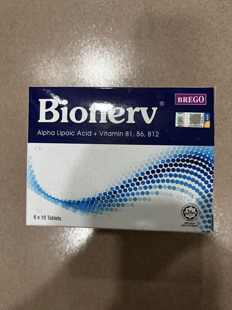 Bionerv Alpha Lipoic Acid Tablets, Health & Nutrition, Health ...