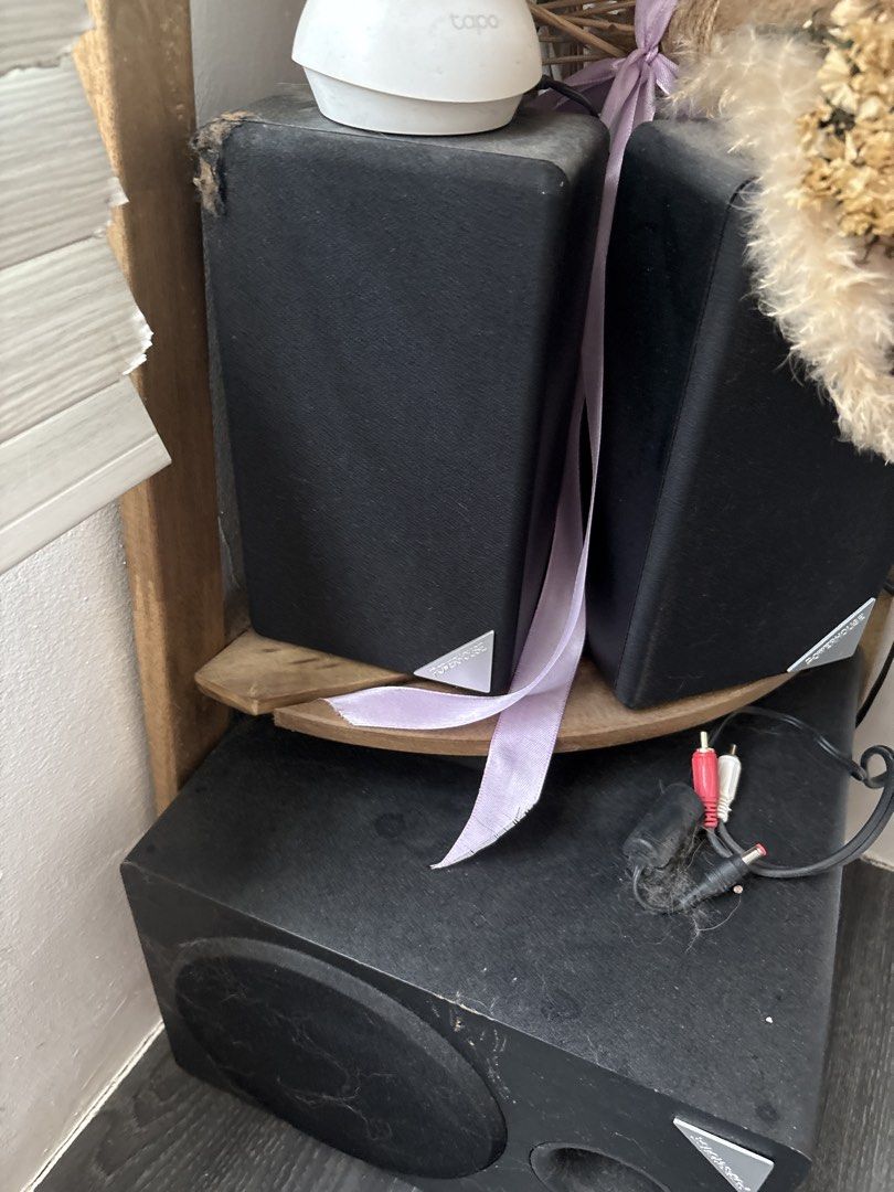 Black Subwoofer speaker480318667307110401