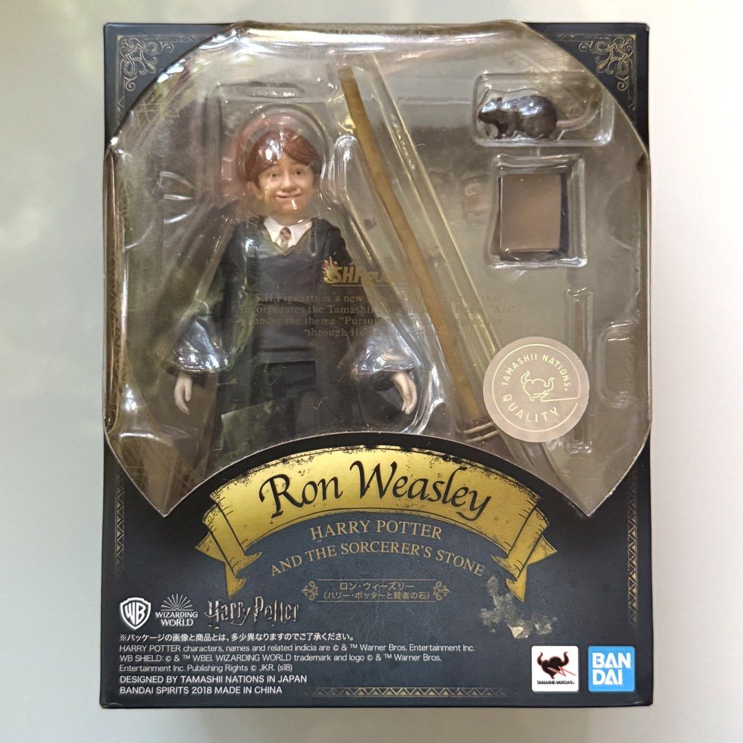 BNIB Bandai Spirits Tamashii Nations s.h.figuarts Ron Weasley in Harry Potter and the Philosopher’s Stone - SHF SHFiguarts Action Figure, Authentic, New, Sealed & Unopened in Mint Condition (Category: Toys & Collectibles) located in Singapore. Submitted by tudor8 (Listing ID 1432702608, Image 1). Description: Authentic, New, Unopened & Sealed in Mint Condition Fixed Price please, thanks 😊 First come first served basis while stocks last Items sol