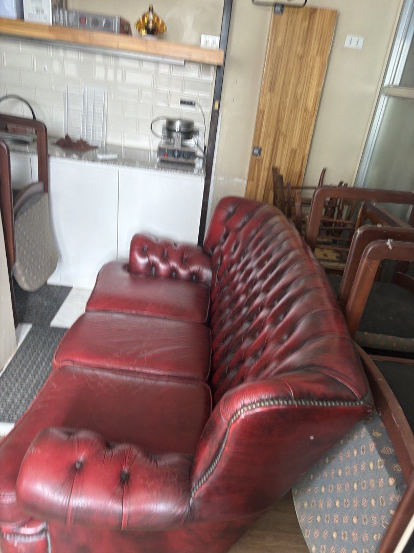 Chesterfield England Leather (Category: Sofas) located in Cagayan de Oro. Submitted by rudolf.pianos (Listing ID 1432639950, Image 2). Description: Genuine Leather Great as accent or main theme.