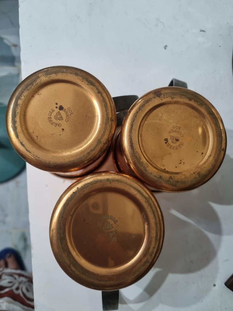 Copper mugs and coasters (Category: Coffee & Tea Tableware) located in San Pablo. Submitted by tailz_and_wacko (Listing ID 1162341294, Image 2). Description: take all....
