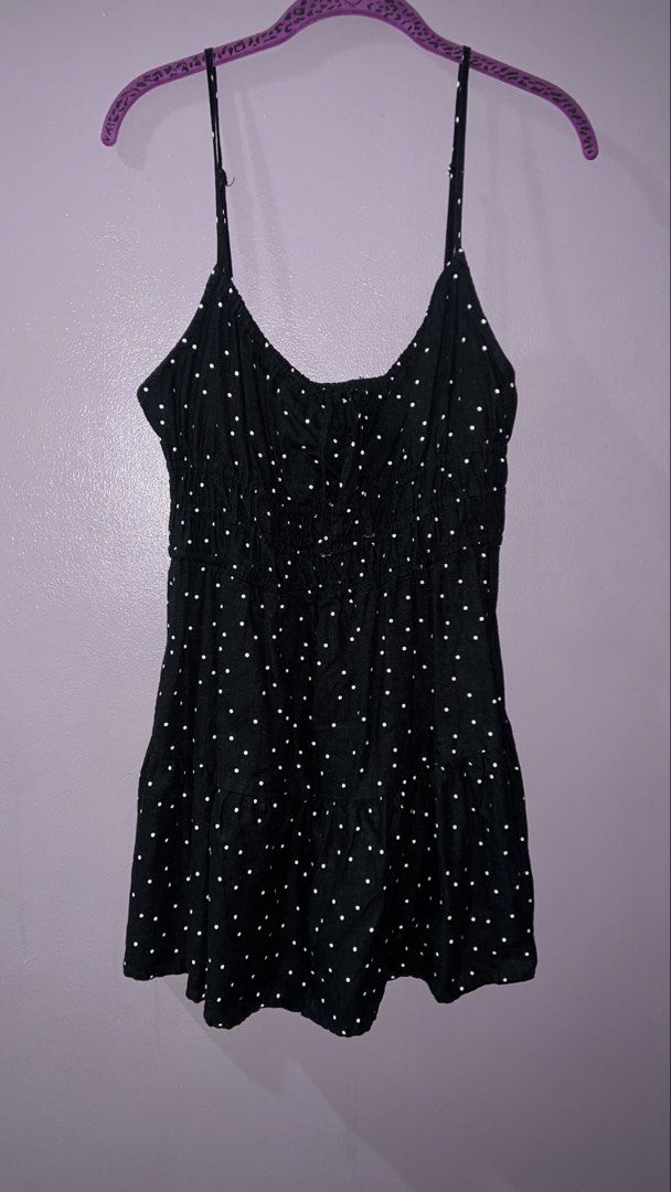 Cotton On Polka Dot Dress (Category: Dresses) located in Quezon City. Submitted by snyt_ (Listing ID 1432716964, Image 1). Description: fits xs-s frame never worn bought in cotton on singapore thick linen fabric.