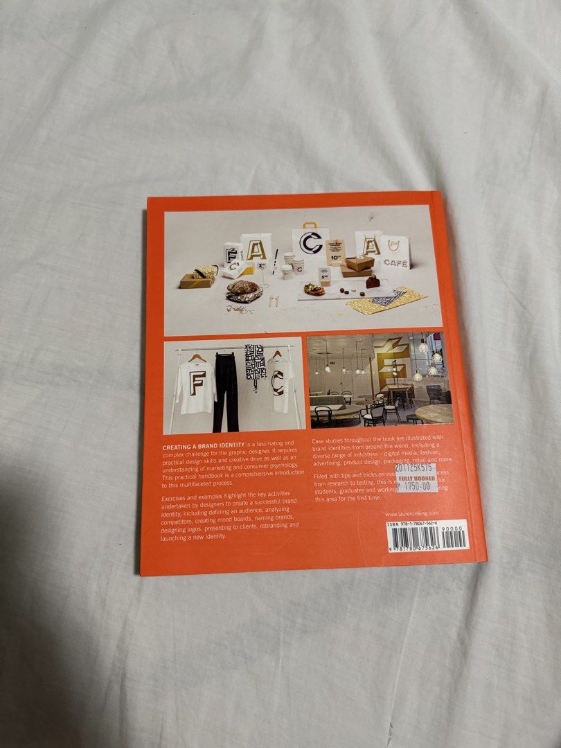 Creating a Brand Identity Book (Category: Storybooks) located in Las Pinas. Submitted by polinegrc (Listing ID 1432726292, Image 2). Description: BRAND NEW bought it in fully booked RFS: change of mind.
