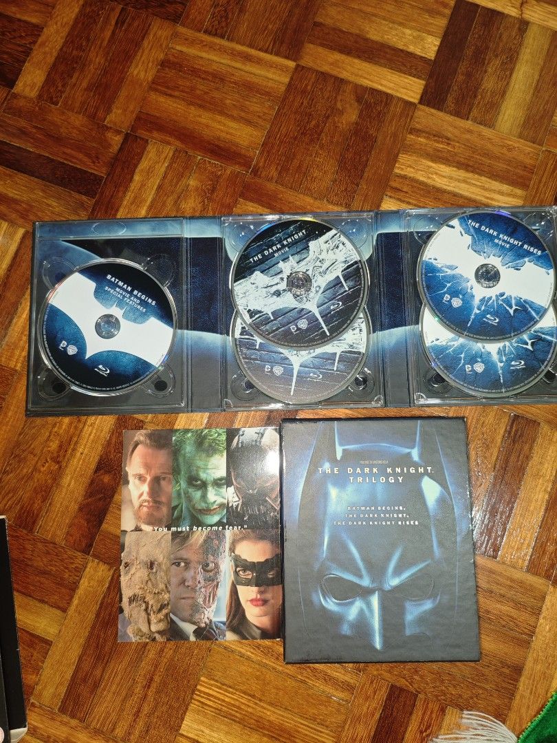 Dark Knight Trilogy & Batman Anthology Blu-ray Set, Hobbies & Toys ...