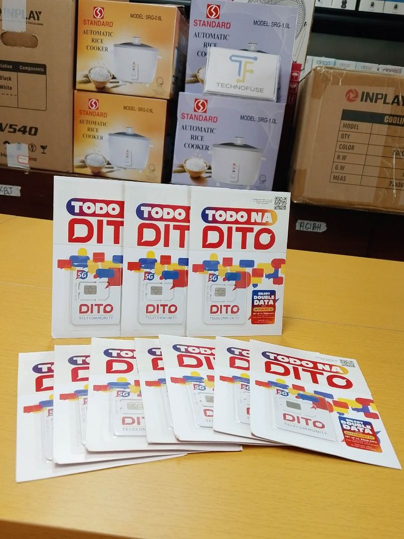 Dito Sim Card (Category: Sim Cards) located in Pasig City. Submitted by technofuseofficial (Listing ID 1432682234, Image 2). Description: Dito sim card Brand New and Original Items Store Location: 4F Unit 402, 604 Shaw Boulevard, Barangay Kapitolyo, Pasig City Same Day Delivery: - Lalamove delivery within Metro Manila - For walk-ins: Always PM first for item availability - We are also open for night time deliveries Warranty: - 7 days store warran
