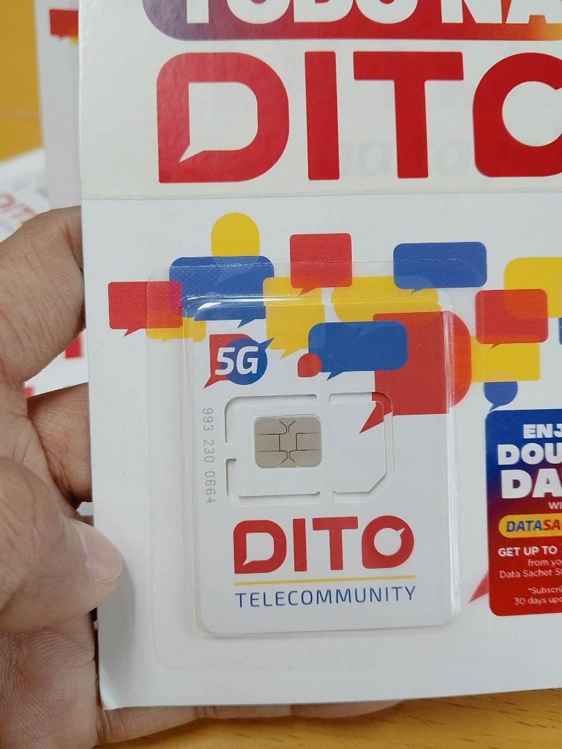 Dito Sim Card (Category: Sim Cards) located in Pasig City. Submitted by technofuseofficial (Listing ID 1432682234, Image 3). Description: Dito sim card Brand New and Original Items Store Location: 4F Unit 402, 604 Shaw Boulevard, Barangay Kapitolyo, Pasig City Same Day Delivery: - Lalamove delivery within Metro Manila - For walk-ins: Always PM first for item availability - We are also open for night time deliveries Warranty: - 7 days store warran