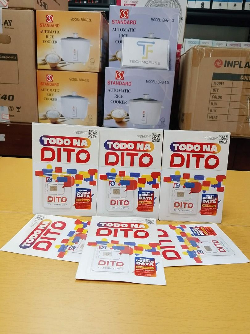 Dito Sim Card (Category: Sim Cards) located in Pasig City. Submitted by technofuseofficial (Listing ID 1432682234, Image 1). Description: Dito sim card Brand New and Original Items Store Location: 4F Unit 402, 604 Shaw Boulevard, Barangay Kapitolyo, Pasig City Same Day Delivery: - Lalamove delivery within Metro Manila - For walk-ins: Always PM first for item availability - We are also open for night time deliveries Warranty: - 7 days store warran