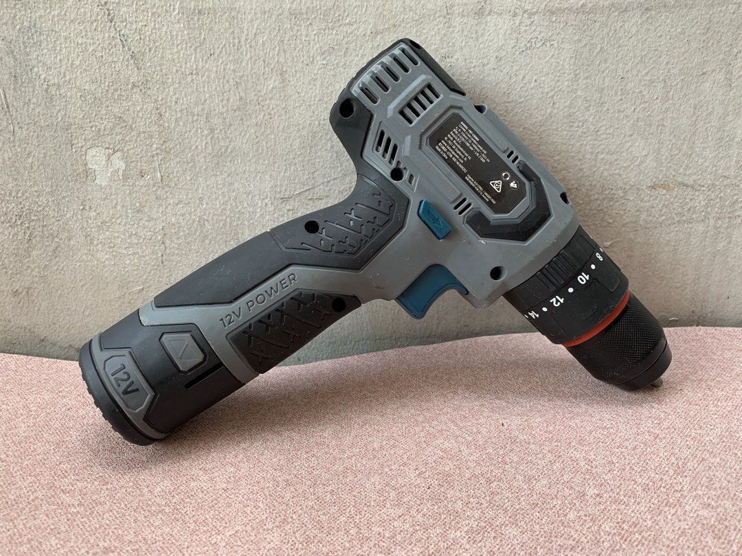Ferrex 12V Cordless Combi Drill with Battery (Category: Construction Tools & Equipment) located in Paranaque City. Submitted by seb_trading (Listing ID 1432681177, Image 1). Description: Ferrex brand Australia fully working tool with original ferrex battery pack can be charge with a type "C" cord no issue can be used as Drill or power screw driver cordless power tool last price Paranaque area.