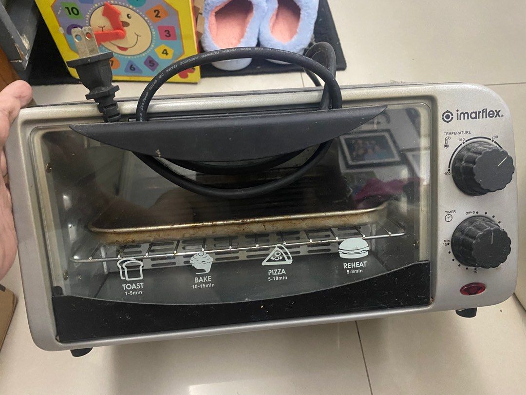 Imarflex Oven Toaster (Category: Ovens & Toasters) located in Quezon City. Submitted by realdealfinds (Listing ID 1432688438, Image 2). Description: Working perfectly Needs cleaning Online Seller since 2000 Offering preloved and brandnew pieces All items are 100% original and authentic. No fakes. No doubts. Buy with confidence. Kindly review all details prior to purchase. No when-worn photos available. All sales are final (no returns, no refunds)
