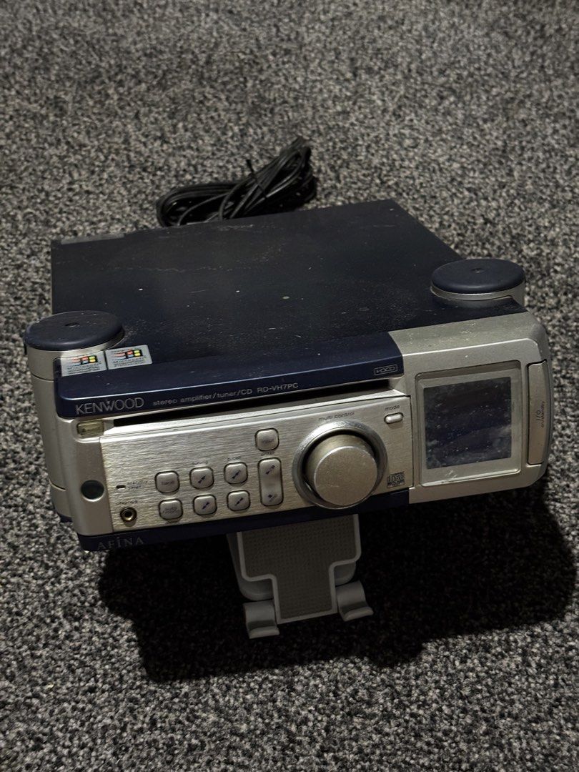 Kenwood Mini Compo CD Stereo (Category: Soundbars, Speakers & Amplifiers) located in Bulacan. Submitted by thriftstarph (Listing ID 1432736810, Image 3). Description: PLEASE READ THE DESCRIPTION BELOW ‼️ Kenwood Stereo 110v Transformer is not included Amplifier Tuner CD .