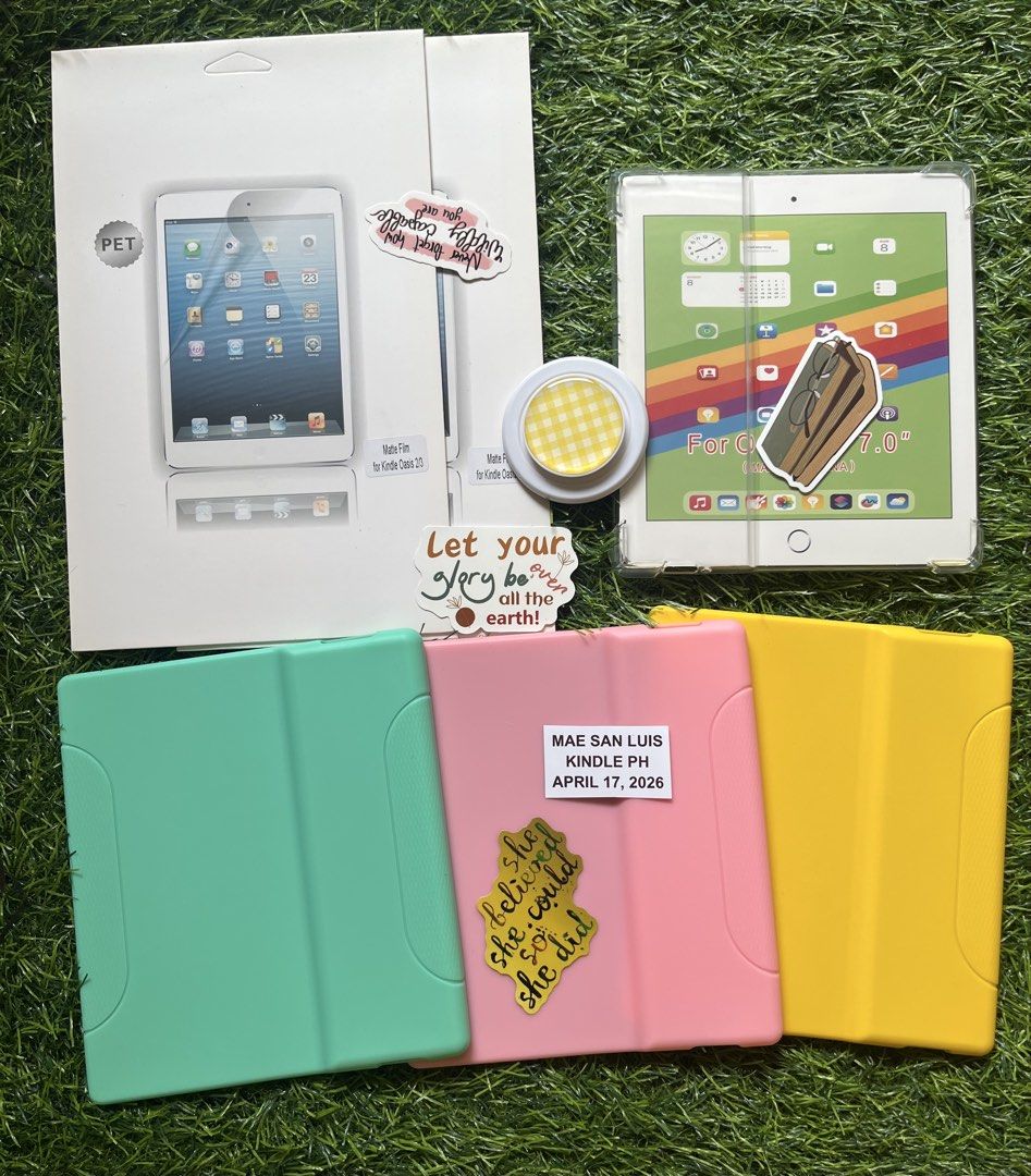Kindle Oasis 2/3 Bundle Case (Category: E-Readers) located in Guiguinto. Submitted by kagandahan.ph (Listing ID 1432673876, Image 1). Description: KINDLE OASIS 2/3 BUNDLE CASE SELLER ID: 0748 PRICE: ₱480 (BUNDLE) SILICONE BACK CASE: ₱ 150 FRIENDS FLIP CASE: ₱230 ITEM DETAILS: * UNIT: Kindle Case for OASIS 2/3 * CONDITION: 100% Brand New * RFS: Kindle Accessories Seller * LOCATION: Bulacan SHIPPING & PAYMENT: * SHIPPING: Available via Same Day Del