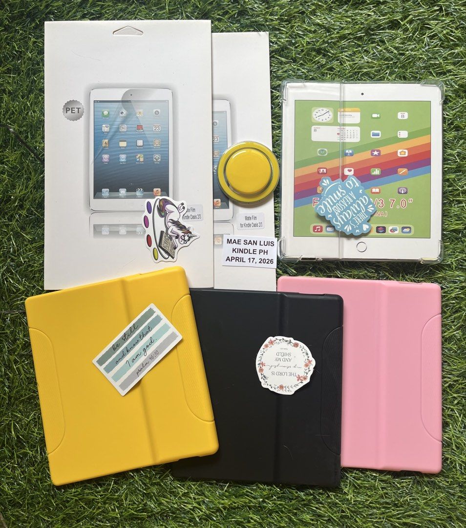 Kindle Oasis 2/3 Bundle Case (Category: E-Readers) located in Guiguinto. Submitted by kagandahan.ph (Listing ID 1432673876, Image 2). Description: KINDLE OASIS 2/3 BUNDLE CASE SELLER ID: 0748 PRICE: ₱480 (BUNDLE) SILICONE BACK CASE: ₱ 150 FRIENDS FLIP CASE: ₱230 ITEM DETAILS: * UNIT: Kindle Case for OASIS 2/3 * CONDITION: 100% Brand New * RFS: Kindle Accessories Seller * LOCATION: Bulacan SHIPPING & PAYMENT: * SHIPPING: Available via Same Day Del