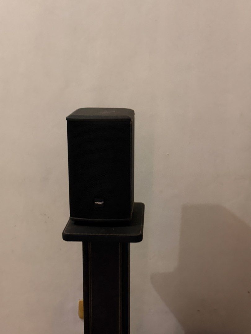 Konzert home speaker system (Category: Soundbars, Speakers & Amplifiers) located in Makati City. Submitted by thatwilldojp (Listing ID 1432769938, Image 3). Description: Konzert 2.1ch Active HiFi Speaker System-Coaxial, Optical Input & Bluetooth-5500W PMPO HTZ-201 - Includes two satellite speakers and a subwoofer - Comes with remote controls - Cables included - Color: Black Gifted. Was bought for 18k+ Rfs: Relocation. Doesn’t fit in my new apartm