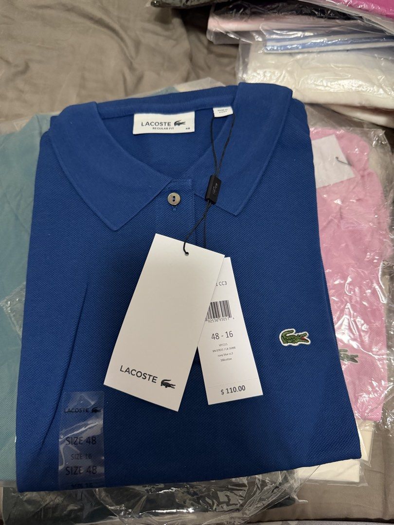 Lacoste Polo Womens (Category: Others Tops) located in Pasig City. Submitted by fancytracy (Listing ID 1432747880, Image 1). Description: Womens Lacoste Polo Size 48 Regulat Fit Royal Blue.