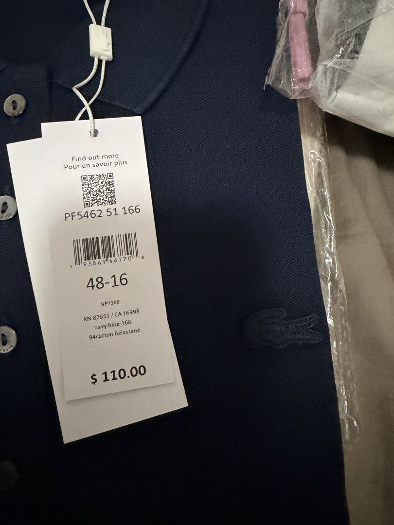 Lacoste womens polo (Category: Shirts) located in Pasig City. Submitted by fancytracy (Listing ID 1432748588, Image 3). Description: Womens Polo Size 48 Slimfit Navy Blue.