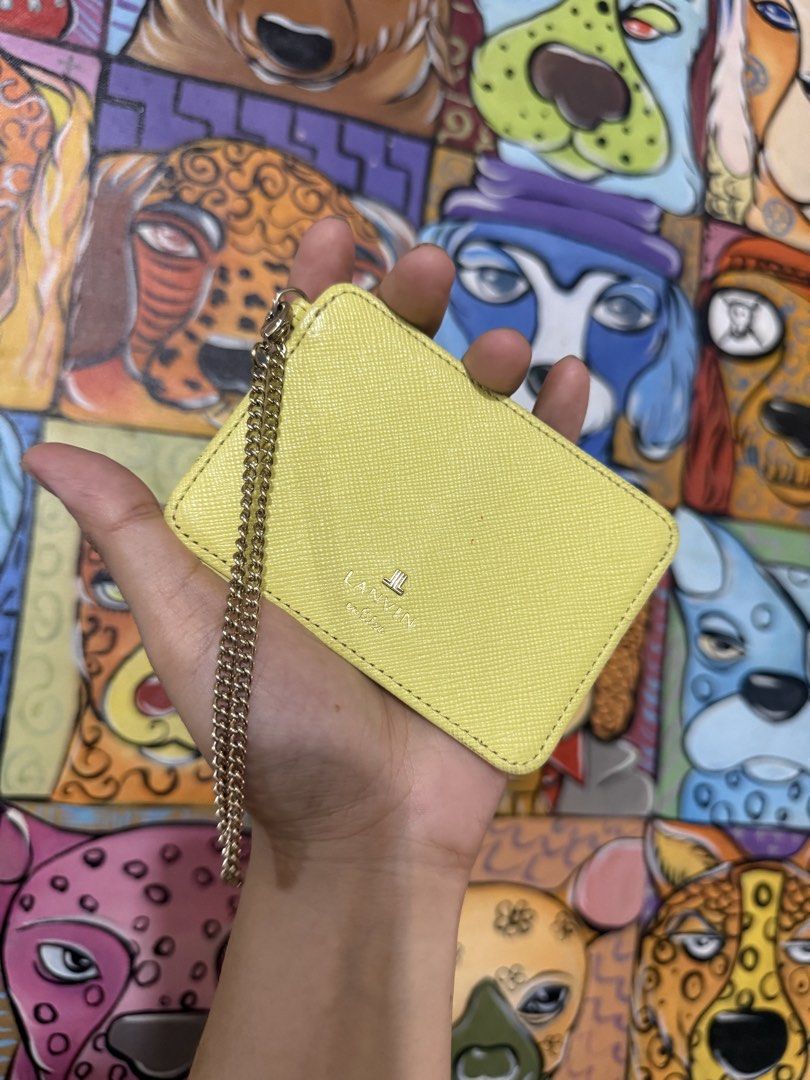 Lanvin en Bleu Card Holder with Chain (Category: Wallets & Card holders) located in Quezon City. Submitted by vianca13 (Listing ID 1432614013, Image 2). Description: Lanvin card holder .