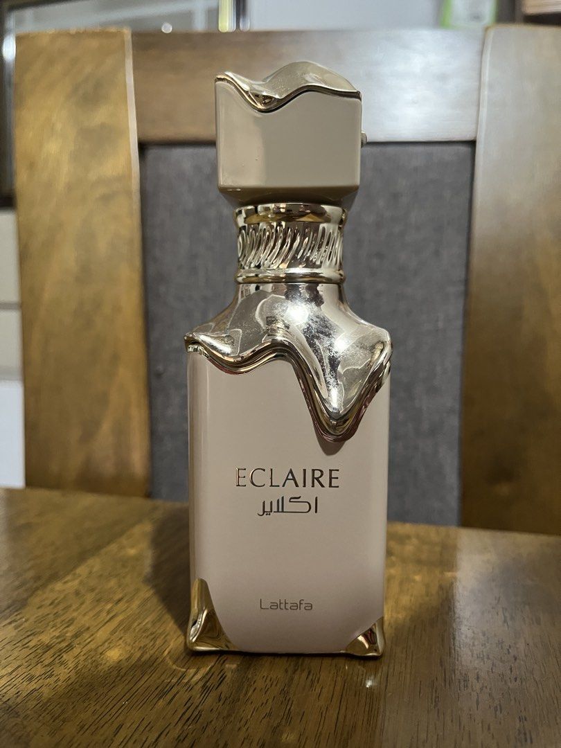 Lattafa Eclaire Perfume 100ml (Category: Fragrance & Deodorants) located in Bacoor. Submitted by chimkenuggets07 (Listing ID 1432789914, Image 2). Description: Decluttering 95% full Meet up only cavite and pasay area Mode of payment: Gcash, cash, bank transfer - Eclaire by Lattafa perfume - 100ml bottle - Comes with original box.