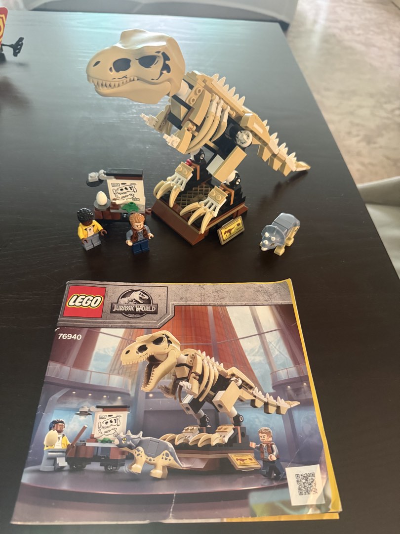 LEGO Jurassic World T. rex Dinosaur Fossil Set 76940, Hobbies & Toys ...