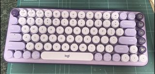 Logitech POP Keys Wireless Mechanical Keyboard - Lilac439557877484103680