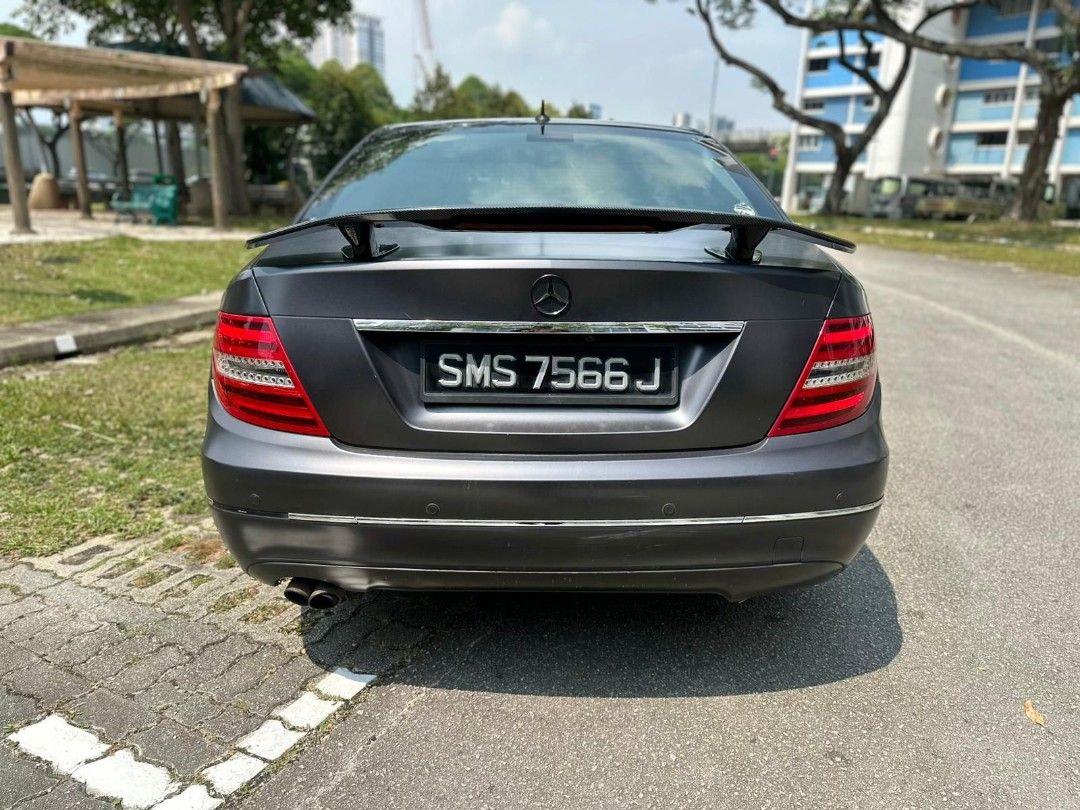Mercedes-Benz C-Class Saloon C180 (A) (Category: Used Cars) located in Singapore. Submitted by frangrancedeck (Listing ID 1432719925, Image 2). Description: Mercedes C180 Kompressor | COE till Aug 2030 | Low Entry | Takeover / Full Loan Price: $59,000 (Negotiable) Description: Reluctant sale of my Mercedes-Benz C180 Kompressor (W204) due to upgrade. 📅 COE valid till Aug 2030 💰 Outstanding loan: $57,000 📆 Loan till Aug 2029 ✔ Smooth engine, com