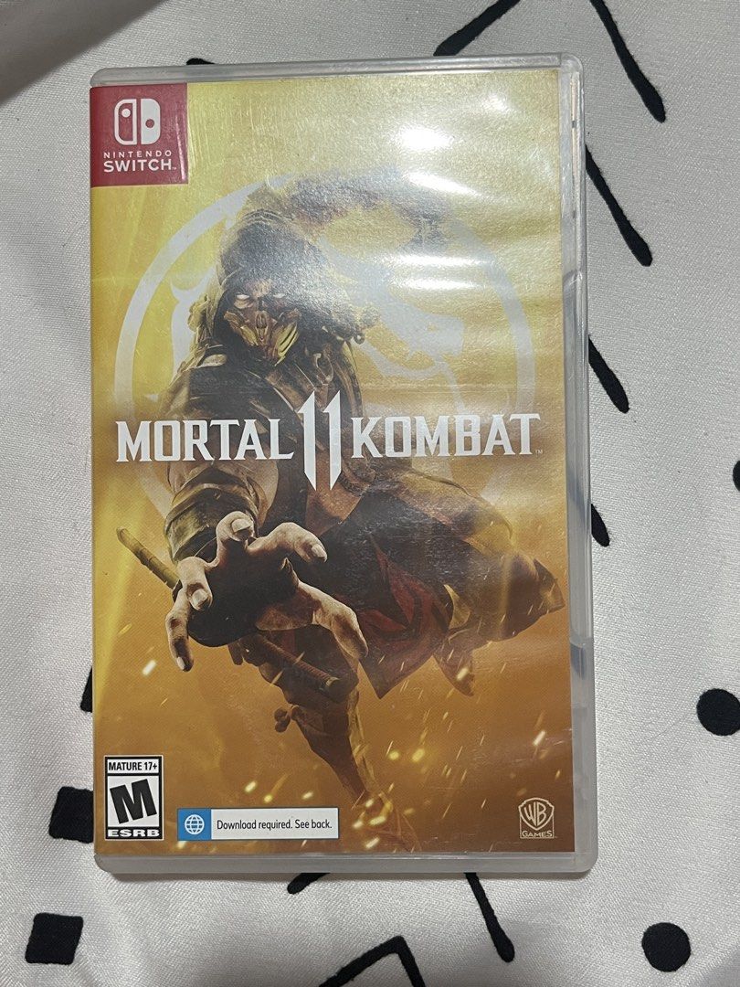Mortal Kombat 11 - Nintendo Switch (Category: Nintendo) located in Bacoor. Submitted by chimkenuggets07 (Listing ID 1432787272, Image 1). Description: MEET UP ONLY. CAVITE AREA OR PASAY AREA Mode of payment: Cash Gcash Bank transfer - Mortal Kombat 11 for Nintendo Switch - Features: - Custom character variations - Cinematic story mode - Brutal fatalities - Players: 1-2 local, 1-8 online - Rating: M (Mature 17+) - Includes in-game purchases - Requ