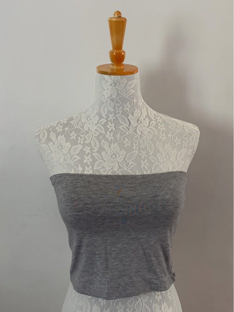 New Look Gray Tube Top (Category: Sleeveless) located in Manila. Submitted by _prelouve (Listing ID 1432708064, Image 1). Description: .