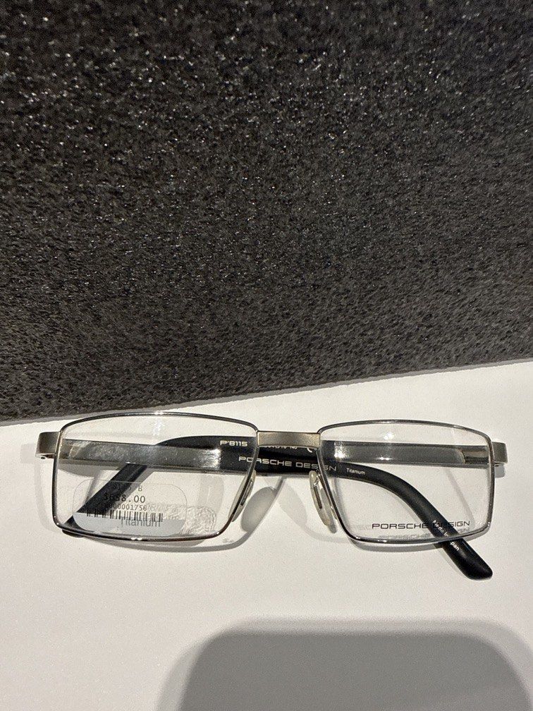 Porsche Design P8115 titanium spectacle frame, Men's Fashion, Watches ...