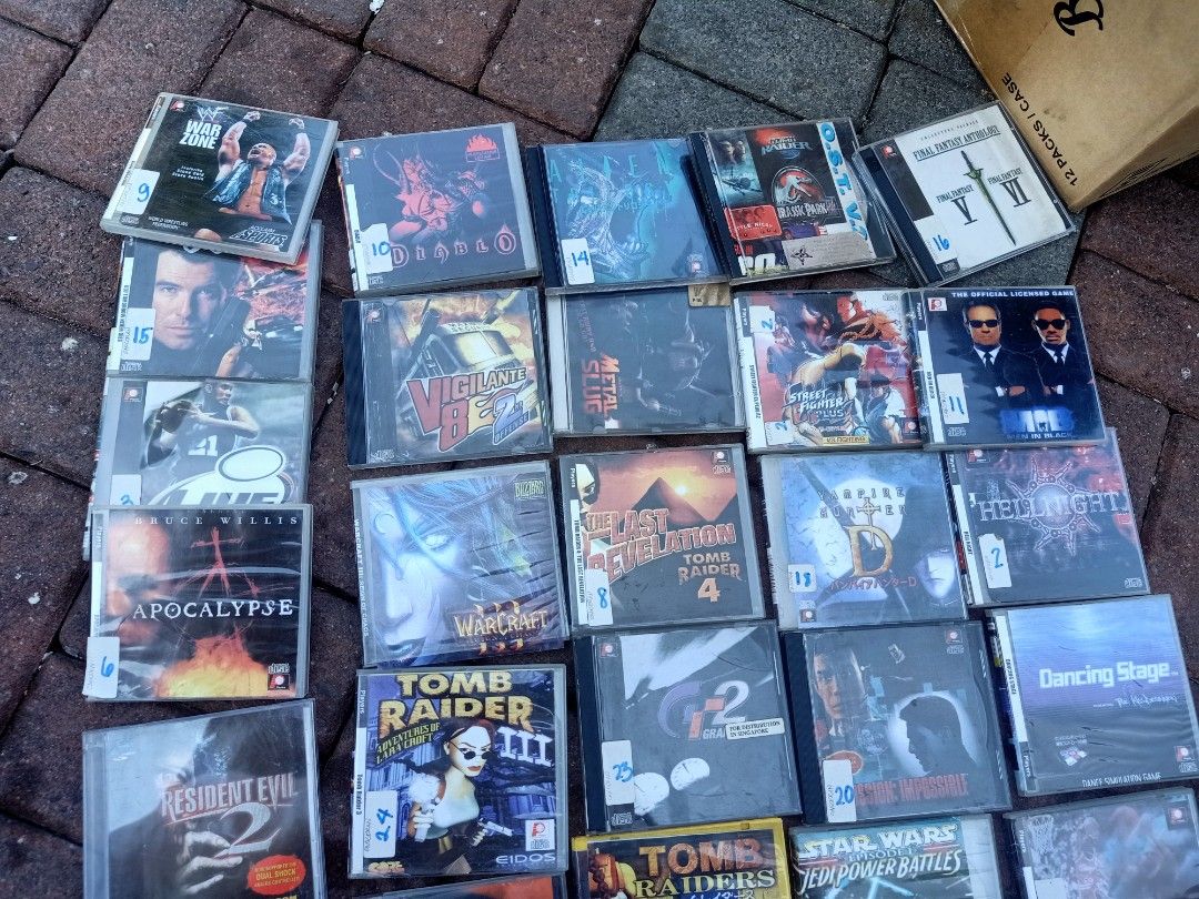 Ps 1 games 35 pcs (Category: Others) located in Las Pinas. Submitted by the_recycle_shop (Listing ID 1432669138, Image 3). Description: 35pcs selling as set for 350 For Ps1 jail break units.