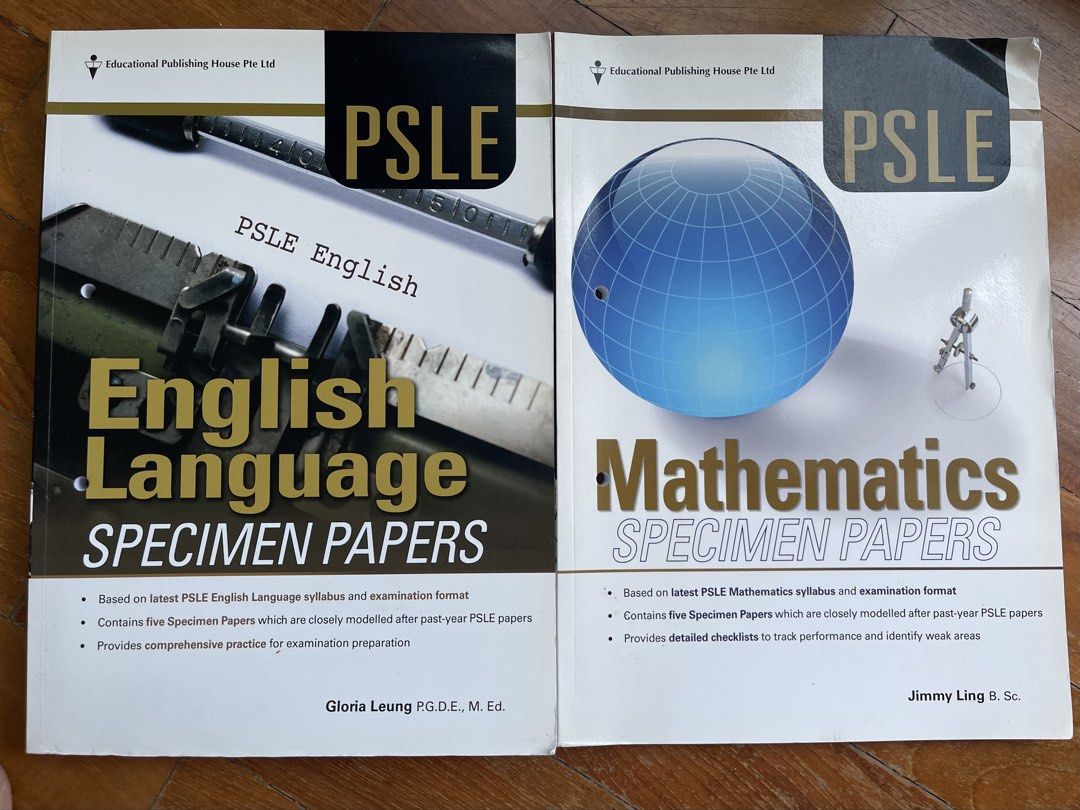 PSLE English & Mathematics Specimen Papers, Hobbies & Toys, Books ...