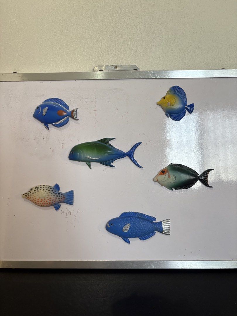 Ref Magnets - Fishes (Category: Character Goods) located in Quezon City. Submitted by meggys_treasures (Listing ID 1432747144, Image 1). Description: - Sold as set - Perfect for kids.