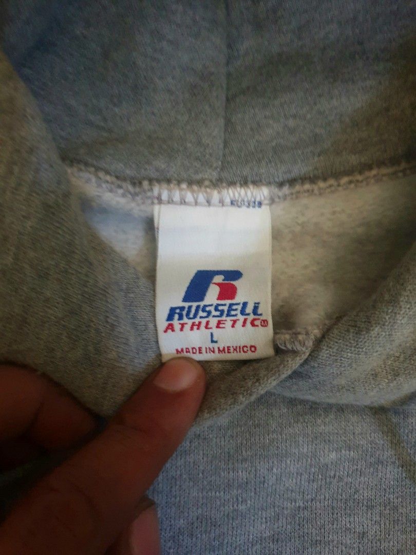 Russell athletics heavy cotton (Category: Coats, Jackets and Outerwear) located in Zamboanga. Submitted by chie1982 (Listing ID 1432648054, Image 3). Description: heavy cotton hoodie good as new xl on dimensions.