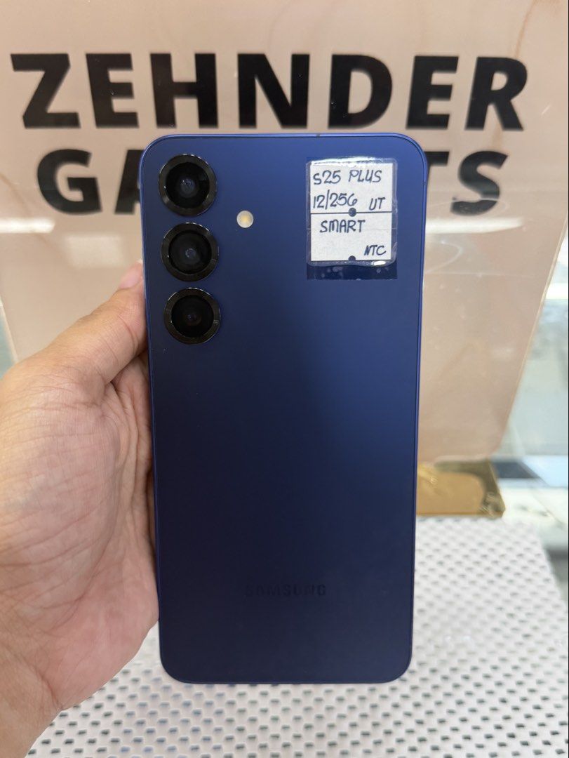 SAMSUNG S25 PLUS 256GB SMARTLOCKED (NTC APPROVED) (Category: Samsung) located in San Juan City. Submitted by desireebayal96 (Listing ID 1432763223, Image 1). Description: SAMSUNG S25 + * NTC APPROVED * 12/256GB * SMARTLOCKED * DUAL SIM -ONLY SMART SIM CAN USED FOR DATA * 99% SMOOTH * NO DENTS * NO ISSUE * NO HISTORY OF REPAIR * NO AMOLED BURN * NO DEAD PIXEL * WITH CORD TYPE-C OPEN FOR COD SAME DAY DELIVERY PLUS SHIPPING FEE MESSAGE ME DIRECTLY F