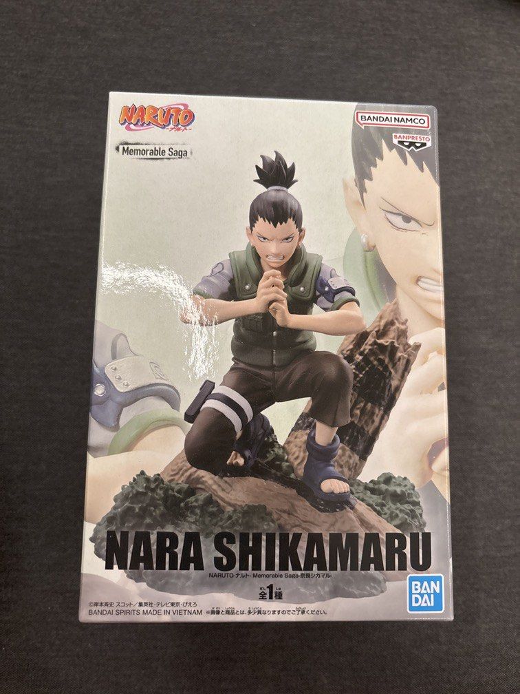 Shikamaru Nara Figure bandai namco memorable saga naruto (Category: Toy Figures) located in Singapore. Submitted by offcharts (Listing ID 1432738211, Image 1). Description: mailing or self collect pay via carousell.