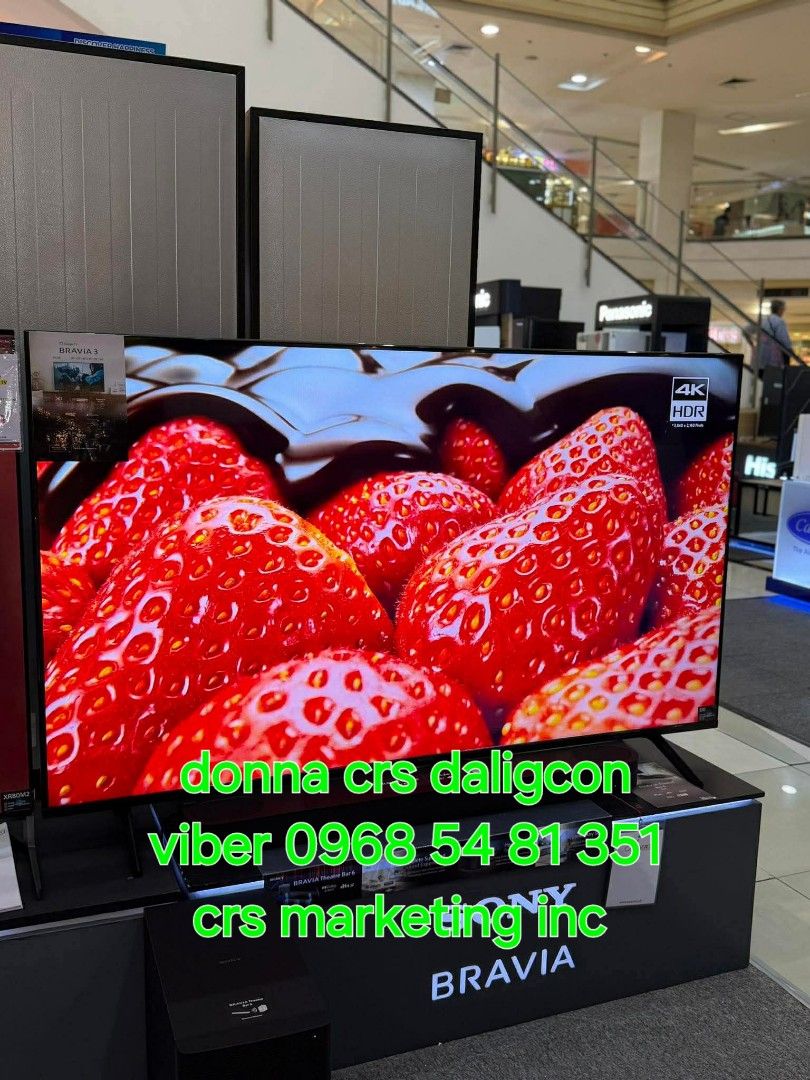 Sony bravia series (Category: TV) located in Manila. Submitted by donnasagao03665 (Listing ID 1432752001, Image 1). Description: 🔸 SONY BRAVIA 3 TV 4K UHD 43S30 50S30 55S30 65S30 75S30 85S30 🔸 BRAVIA 3 43S30 - 30,200 50S30 - 33,700 55S30 - 36,500 65S30 - 47,900 75S30 - 64,400 85S30 - 100,400 PRICE MAY CHANGE WITHOUT PRIOR NOTICE BRANDNEW AND SEALED 2 YR WARRANTY PARTS AD SERVICE SONY HOME SERVICE CAIMITO PLACE CALOOCAN CRS MARKETING INC CASH ON