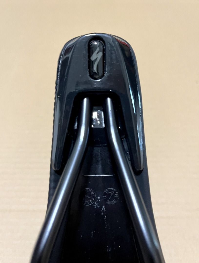 Specialized Targa Saddle for trifold bike (Category: Parts & Accessories) located in Singapore. Submitted by scootzsg (Listing ID 1432604442, Image 3). Description: Specialized Targa with saddle nose designed for trifold bikes Saddle nose is made for hand grip when folding. New set. Older model. 2 sets left. (one set has a small dent due to storage).