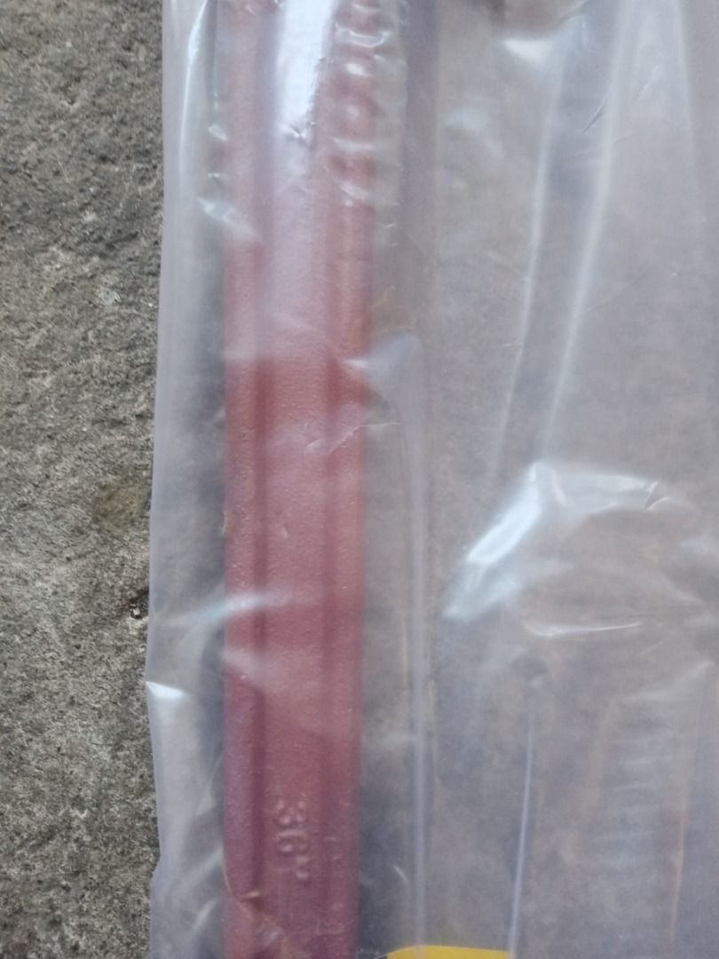 Stanley Pipe Wrench 36 inch (Category: Construction Tools & Equipment) located in Calamba. Submitted by arthurtadd (Listing ID 1432620964, Image 2). Description: - Brand new Stanley pipe wrench - Still in original packaging - Features a red wrench - Includes yellow label with Stanley logo and product information.