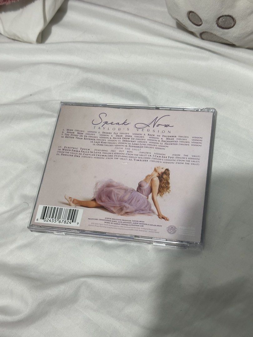 taylor swift speak now (tv) cd (Category: CDs & DVDs) located in Quezon City. Submitted by cybergirlfits (Listing ID 1432684874, Image 2). Description: no flaws, never used.
