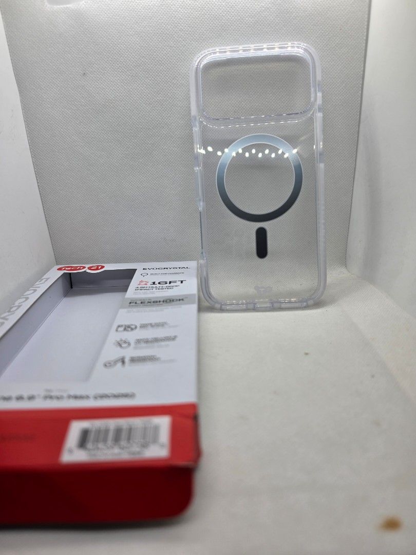 Tech 21 case for iphone 17 pro max (Category: Cases & Sleeves) located in Las Pinas. Submitted by jhered (Listing ID 1432682329, Image 2). Description: Sale Brandnew Original With magsafe Sale for 2800 Las pinas area.