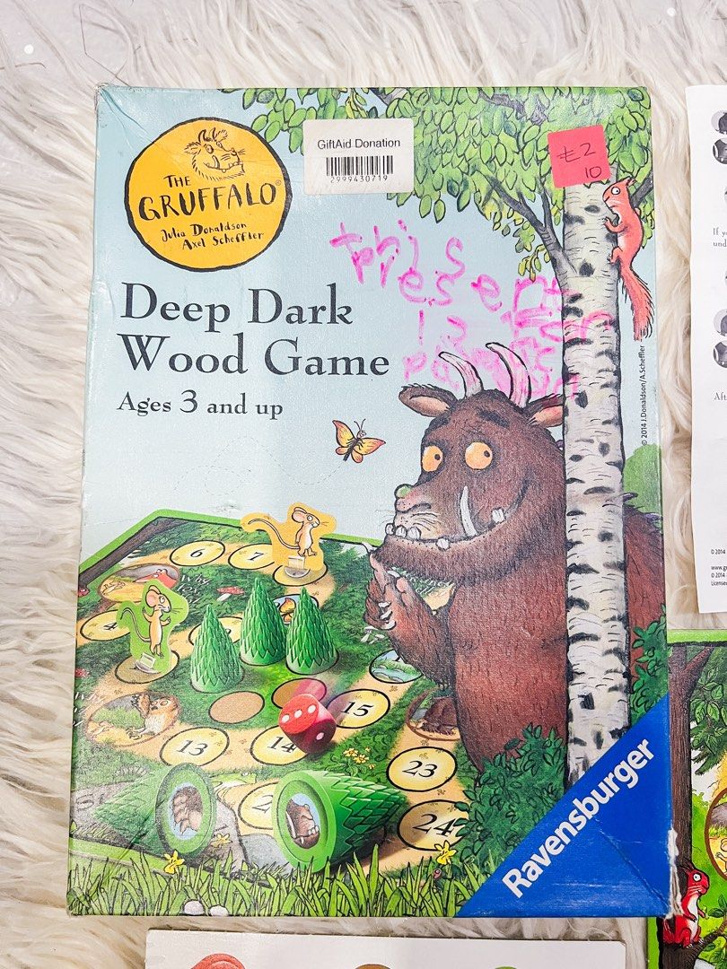The Gruffalo Bundle (Category: Children's Books) located in Tuguegarao City. Submitted by sprnkls.shopoftoys (Listing ID 1432611760, Image 2). Description: The Gruffalo Jigsaw Book Deep Dark Wood Game The Gruffalo Push-Pull and Slide Book The Gruffalo Giant Snap Game.