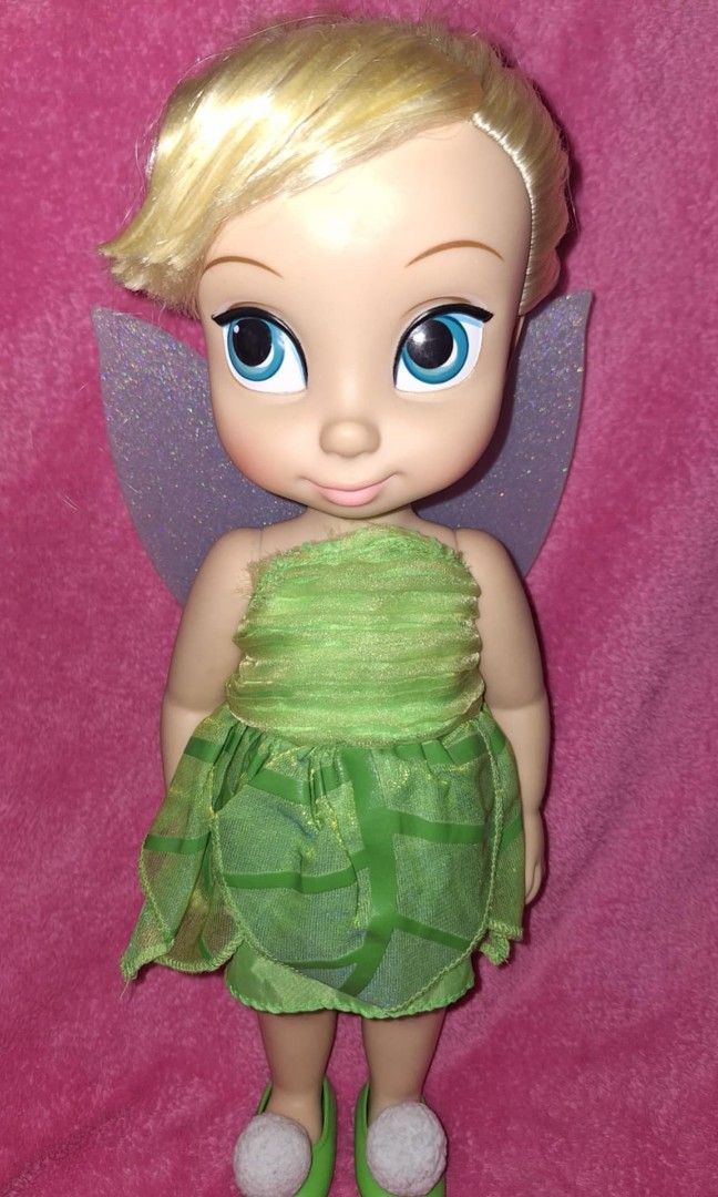 Tinkerbell Animator Doll (Category: Figurines & Statues) located in Taguig. Submitted by chalaudrey14 (Listing ID 1432647171, Image 3). Description: For Sale Preloved Authentic Disney Animator Doll First to Pay Location: Taguig City * Tinkerbell - 4th edition - original dress with wings - with shoes Shipping via J&T or lalamove.