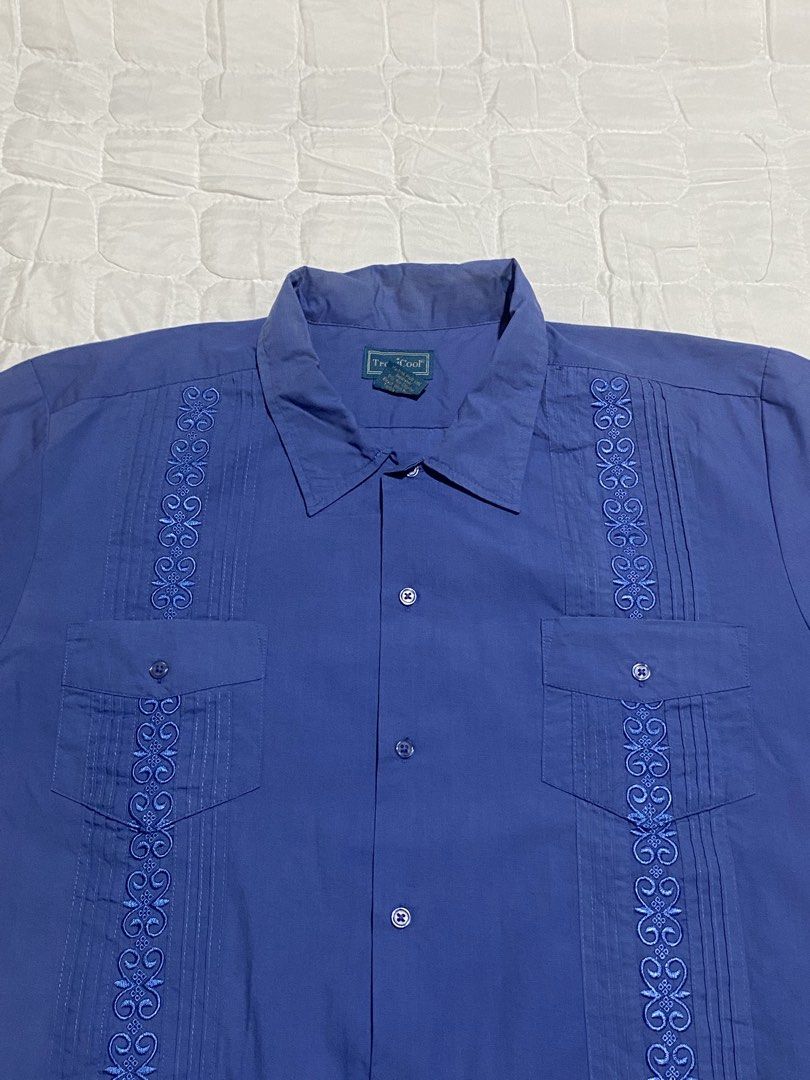 TropiCool Blue Button Up Shirt (Category: Tshirts & Polo Shirts ) located in Quezon City. Submitted by brattybabe (Listing ID 1432674379, Image 2). Description: Color may vary due to lighting Dimes: W: 24.5 L: 28 💳 Mode of payment: GCash, Paymaya, Metrobank, BPI 🚚 Courier: Lalamove, Grab Padala, J&T, or Toktok only. 🫶🏻 The buyer is responsible for the shipping cost. 💲 Payment first before shipping the item. ⛔️ Note: I do not accept returns/r